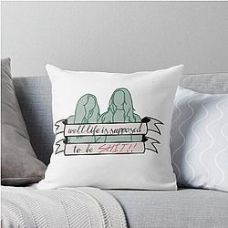 Wet Leg S**t Throw Pillow