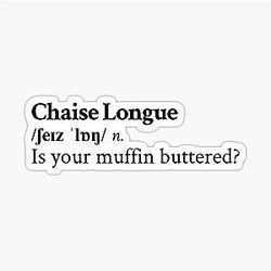 Wet Leg Aesthetic Lyrics Muffin Buttered Sticker