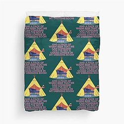 Wet Leg Chaise Lounge in a Festival Tent Duvet Cover