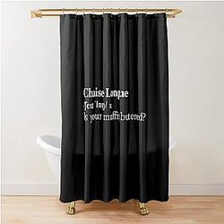 Wet Leg Aesthetic Lyrics Muffin Butter Black Shower Curtain