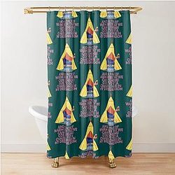 Wet Leg Chaise Longue Festival Tent Shower Curtain