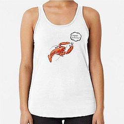 Wet Leg lobster Racerback Tank Top
