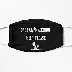 One Human Alcohol Beer - What We Do in the Shadows  Flat Mask RB2709