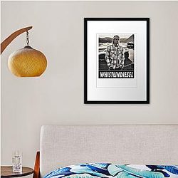 Whistlindiesel Whistlin Diesel Framed print Premium Merch Store