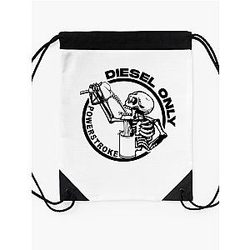 Whistlindiesel Sticker Diesel Only Sticker Drawstring Bag Premium Merch Store