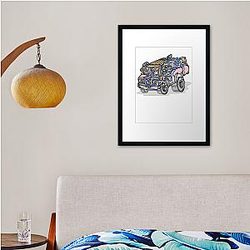 Whistlin Diesel 8 Framed print Premium Merch Store