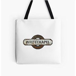 whitechapel All Over Print Tote Bag