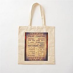 Don't Go Into The Cellar - Whitechapel Freaks Cotton Tote Bag