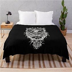 Funny Man Deathcore Whitechapel Band Love You Fans Throw Blanket
