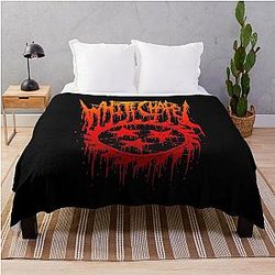Mens Womens Deathcore Whitechapel Band Funny Men Fan Throw Blanket