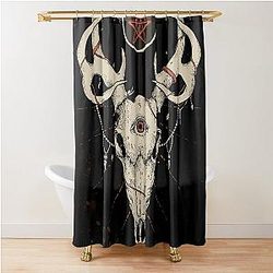 Whitechapel Deer Skull Shower Curtain