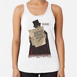 Jack The Ripper - 1888 Whitechapel Racerback Tank Top