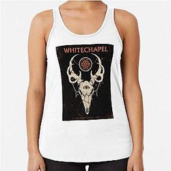 Whitechapel Deer Skull Racerback Tank Top