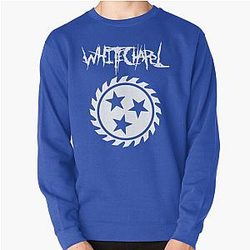 Funny Gift Band From Whitechapel America Retro Wave Pullover Sweatshirt