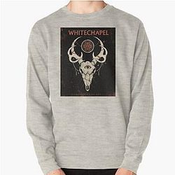 Whitechapel Deer Skull Pullover Sweatshirt