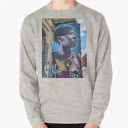 Street Art, Whitechapel, England Pullover Sweatshirt