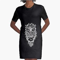 Funny Man Deathcore Whitechapel Band Love You Fans Graphic T-Shirt Dress