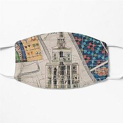 Whitechapel street art Flat Mask