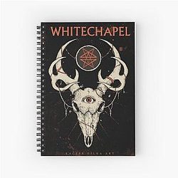 Whitechapel Deer Skull Spiral Notebook