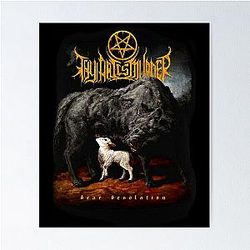 Music Vintage Retro Deathcore Whitechapel Band Gifts For Movie Fans Poster