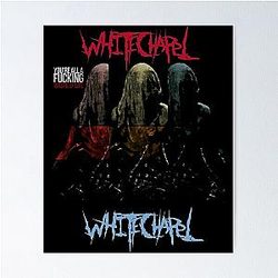 Mens My Favorite Art Whitechapel Band Gifts Music Fans Poster