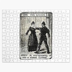Day Gift For Arrested In Whitechapel Vintage Photograp Jigsaw Puzzle