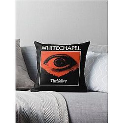 Retro Vintage Best Selling Of Whitechapel Music Vintage Retro Throw Pillow