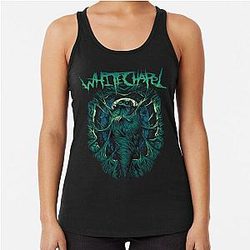 Special Present Best Selling Of Whitechapel Light Blue Vintage Photograp Racerback Tank Top