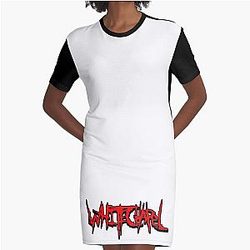 Whitechapel Band Merch Graphic T-Shirt Dress