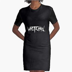 Whitechapel Logo Deathcore  Graphic T-Shirt Dress