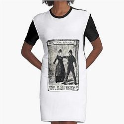 Day Gift For Arrested In Whitechapel Vintage Photograp Graphic T-Shirt Dress