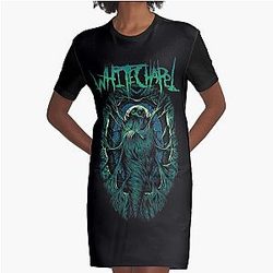 Whitechapel Abstract Graphic T-Shirt Dress
