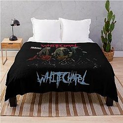 Mens My Favorite Art Whitechapel Band Gifts Music Fans Throw Blanket