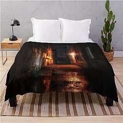 Whitechapel Alley Throw Blanket