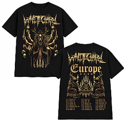 Europe And UK Tour 2026 Hunt Kill Feast Conquer Schedule Dates DTNK2809 Whitechapel T-Shirts