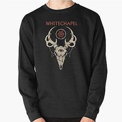 Music Vintage Retro Desain Whitechapel Band More Then Awesome Pullover Sweatshirt