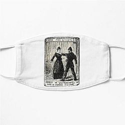 Day Gift For Arrested In Whitechapel Vintage Photograp Flat Mask