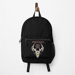 Music Vintage Retro Desain Whitechapel Band More Then Awesome Backpack