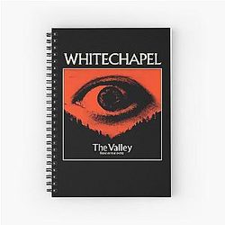 Retro Vintage Best Selling Of Whitechapel Music Vintage Retro Spiral Notebook