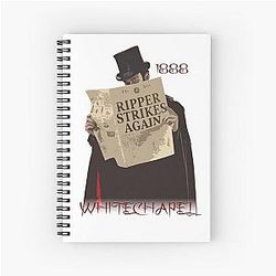 Jack The Ripper - 1888 Whitechapel Spiral Notebook