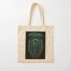 WhITeChApEl - green Classic Cotton Tote Bag
