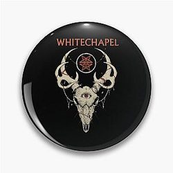 Music Vintage Retro Desain Whitechapel Band More Then Awesome Pin