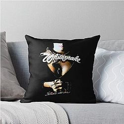 Whitesnake Throw Pillow