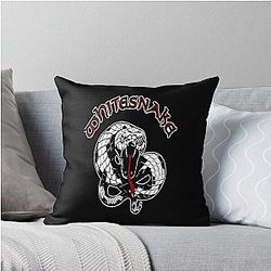 Whitesnake Throw Pillow
