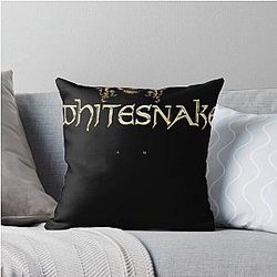 Whitesnake Logo The Old Whitesnake Brand Throw Pillow