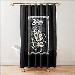 Whitesnake Logo Brand Shower Curtain