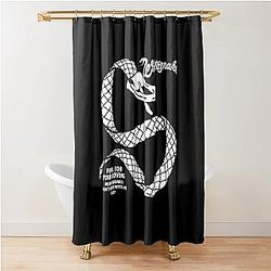 Whitesnake Logo Brand Shower Curtain