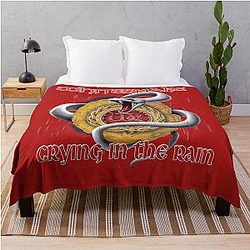 Women's Graphic Whitesnake Crying in the Rain Throw Blanket