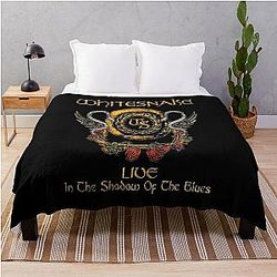 Whitesnake New Logo Throw Blanket