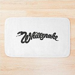 Whitesnake Logo Brand Bath Mat
